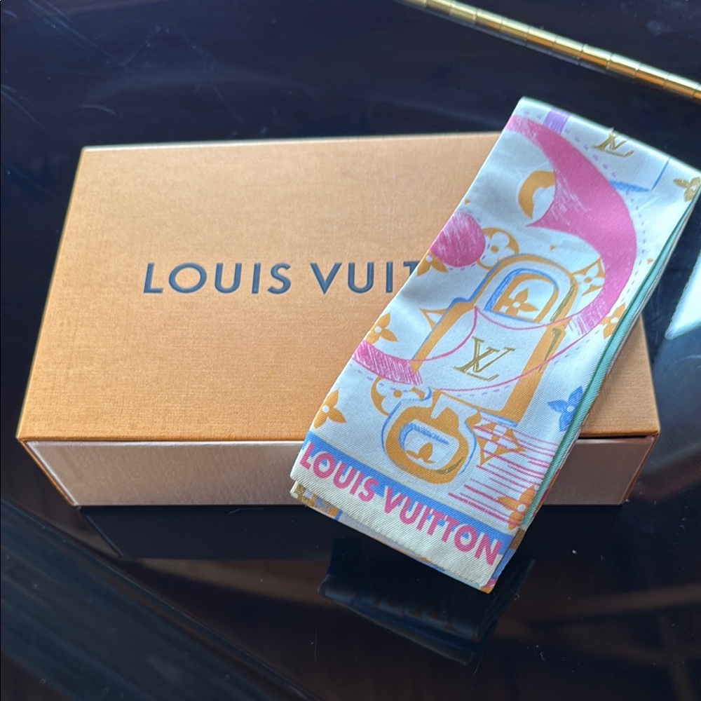 Louis Vuitton Multicolor Bandeau Silk Scarf